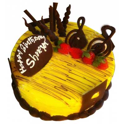 "Heart shape cake topped with Chocolate truffle - 1.5kgs - Click here to View more details about this Product